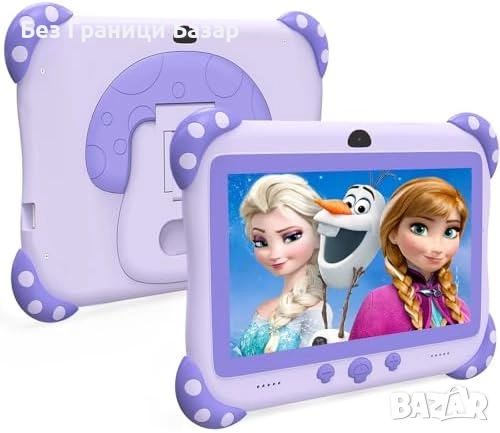 Нов Таблет за деца 7 инча с устойчив калъф, WiFi и двойна камера 32GB