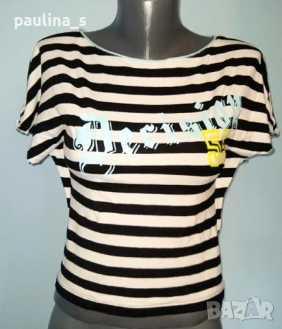 Четири различни броя / Блуза с къс ръкав / Топ с  къс ръкав , снимка 9 - Корсети, бюстиета, топове - 25728330