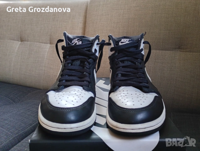 Nike air Jordan 1 high оригинални кецове с оригинална кутия , снимка 4 - Ежедневни обувки - 53123548