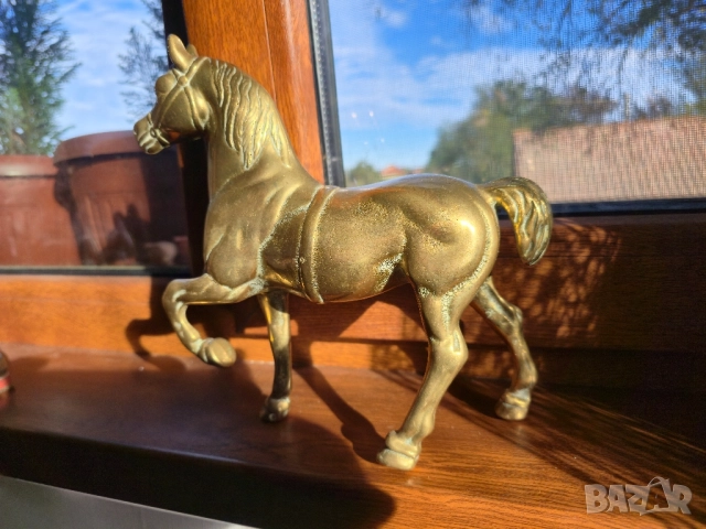 Бронзов Кон , снимка 7 - Статуетки - 51954915
