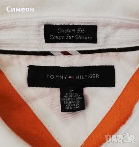 Tommy Hilfiger оригинална тениска M памучна поло фланелка, снимка 3 - Тениски - 37781150
