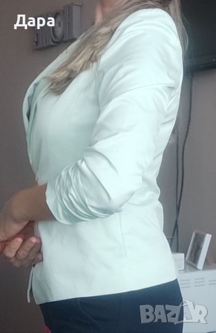 Дамско сако . Цвят мента , снимка 6 - Сака - 38250904