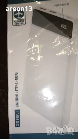 Външна батерия power bank 10 000 mA, снимка 4 - Аудиосистеми - 48680311