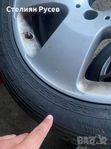 1 алуминиева джанта / патерица / резервна джанта за mercedes w221 5 x 112 / 17 цола -цена 80лв или 4, снимка 6 - Гуми и джанти - 52038371