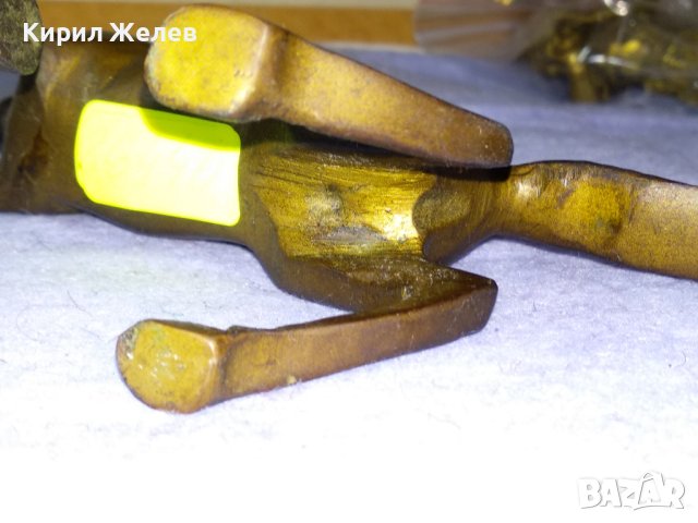 Старинна БРОНЗОВА СТАТУЕТКА КОНЧЕ ДЕКОРАТИВНА МЕТАЛНА ФИГУРКА МАЙСТОРСКА За КОЛЕКЦИЯ / ДОМА 42686, снимка 15 - Колекции - 43891634