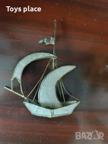 Метална платноходка със седефни платна, снимка 7 - Други - 51461118