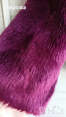 Дамско палто еко косъм, снимка 4 - Палта, манта - 53065877