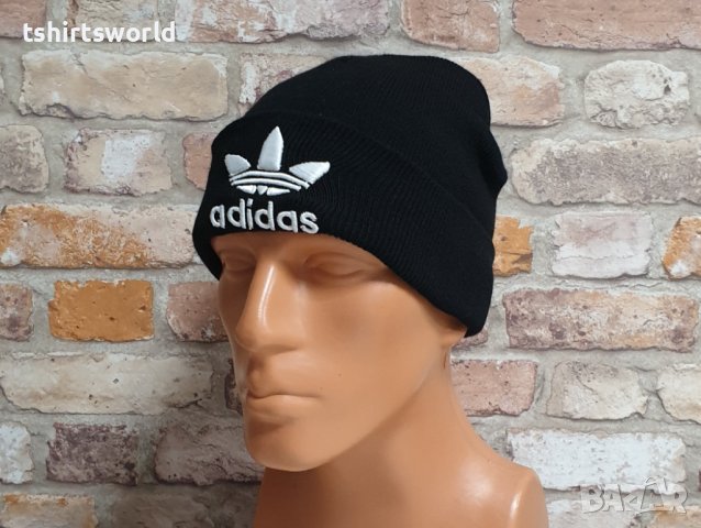 Нова зимна шапка на марката ADIDAS (Адидас) с подгъв, снимка 8 - Шапки - 43281000