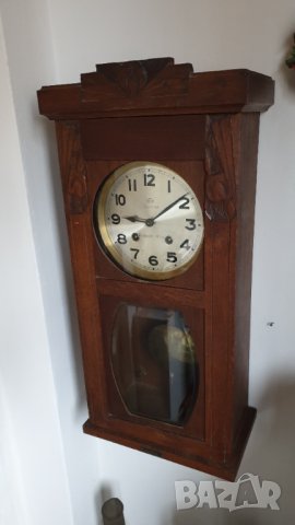 Френски Масивен Стенен Часовник ODO, снимка 5 - Антикварни и старинни предмети - 43640925