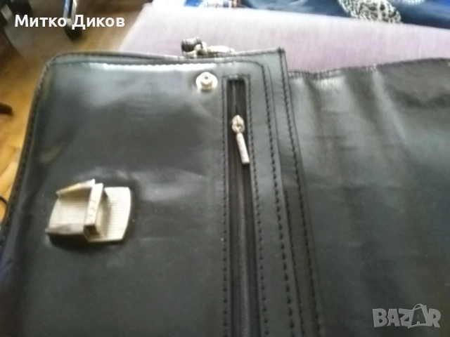 Чанта за ръка борсета с много прегради маркова италианска на Giudi естествена кожа 250х185мм, снимка 11 - Чанти - 51721659