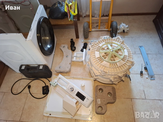 Пералня Whirlpool FFB 8458 BV EE 6th Sense 8кг За Части, снимка 3 - Перални - 53140869