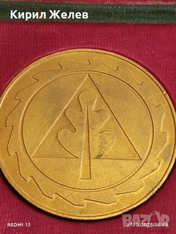 ПЛАКЕТ ВЕТЕРАН на ПРОФСЪЮЗА от соца за КОЛЕКЦИЯ 17183, снимка 7 - Антикварни и старинни предмети - 52199784