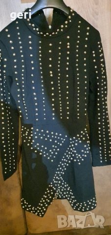 Рокля с капси S размер, снимка 2 - Рокли - 43232537