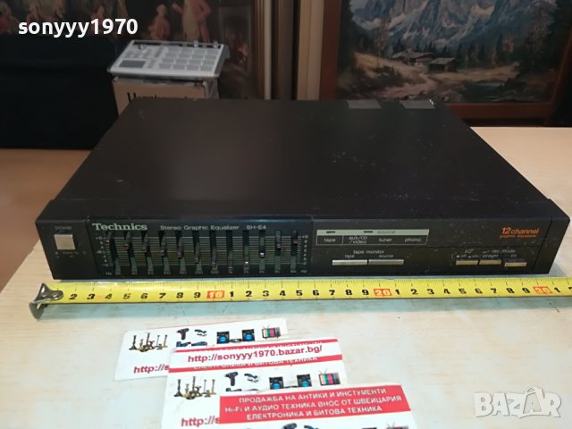 TECHNICS SH-E4 EQUALIZER-MADE IN JAPAN 2411221815, снимка 8 - Ресийвъри, усилватели, смесителни пултове - 38786738