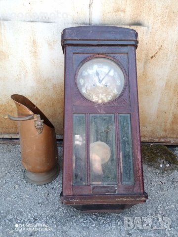 часовник "JUNGHANS" +махало+ключ Стар, ретро винтидж арт старинен античен стенен часовник, маховик , снимка 11 - Антикварни и старинни предмети - 37477488