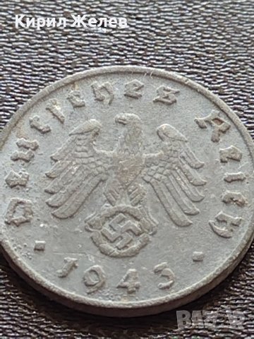 Две монети 1 райхспфенинг 1939г. / 1 райхспфенинг 1943г. Трети райх с СХВАСТИКА редки 14742, снимка 12 - Нумизматика и бонистика - 40649833