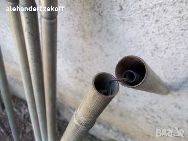 Ретро оборудване за палатка тента навес заслон стоманени рейки ъгли и колчета от дурал Apag, снимка 5 - Палатки - 28183351