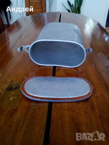 Стара алуминиева кутия #5, снимка 6 - Антикварни и старинни предмети - 27408929