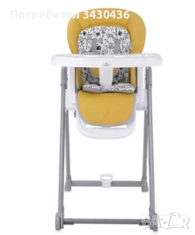 Столче за хранене Lorelli Party Lemon Curry Leather, снимка 2 - Столчета за хранене - 51555397