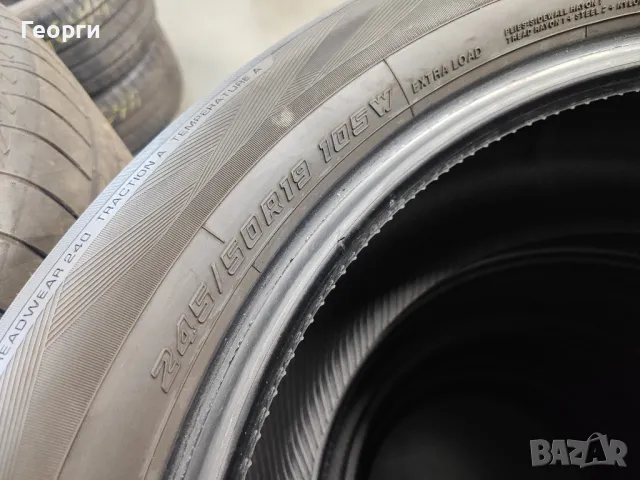 4бр.летни гуми 245/50/19 Yokohama, снимка 4 - Гуми и джанти - 50108091
