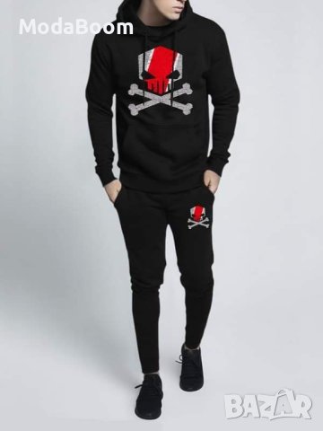 🖤Черни мъжки екипи с вата или без и надписи🖤, снимка 3 - Спортни дрехи, екипи - 43257605