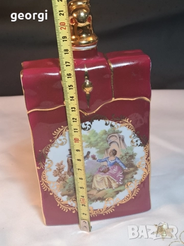 порцеланова бутилка Limoges , снимка 9 - Колекции - 52437557