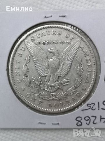 Rare ONE MORGAN DOLLAR 1892 Philadelphia Mint , снимка 4 - Нумизматика и бонистика - 26526782