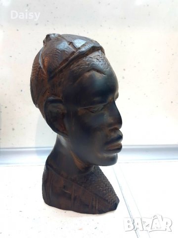 Дървена фигура от Южна Африка, снимка 3 - Антикварни и старинни предмети - 37238452