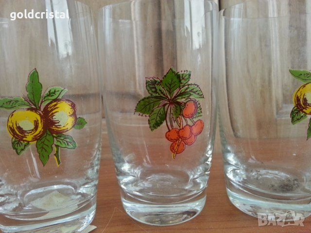 Ретро стъклени чаши , снимка 8 - Други ценни предмети - 37136067