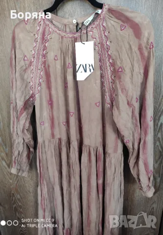 ZARA нова с етикет дълга лятна рокля, снимка 1