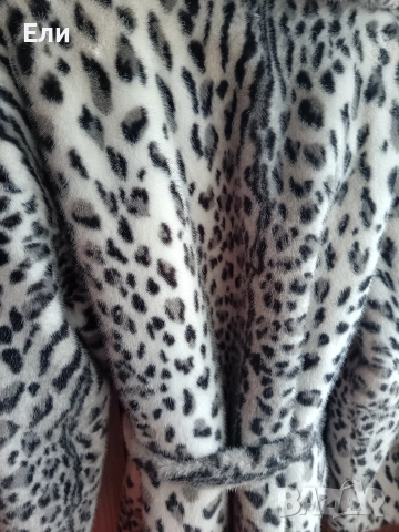 Еко палто с косъм , снимка 4 - Палта, манта - 52834130