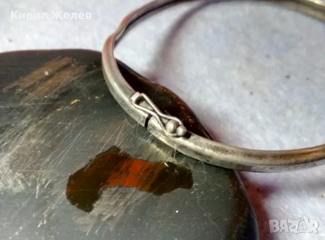 СТАРИННА РЕТРО АРТ СРЕБЪРНА ГРИВНА СРЕБРО ВИСОКА ПРОБА МАЙСТОРСКА РЪЧНА ИЗРАБОТКА 42274, снимка 3 - Антикварни и старинни предмети - 48492938