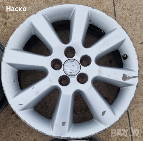 Джанти 16 Toyota Avensis 5x100 6.5J ET45 Тойота Авенсис 5х100 ЦО 54.1, снимка 5 - Гуми и джанти - 52543994