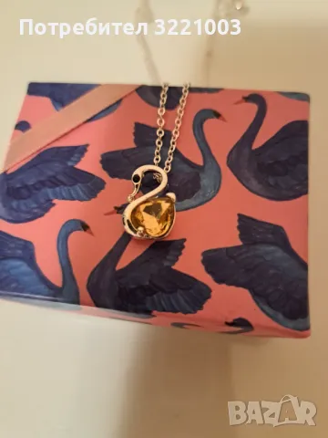 Ново дамско колие с лебед