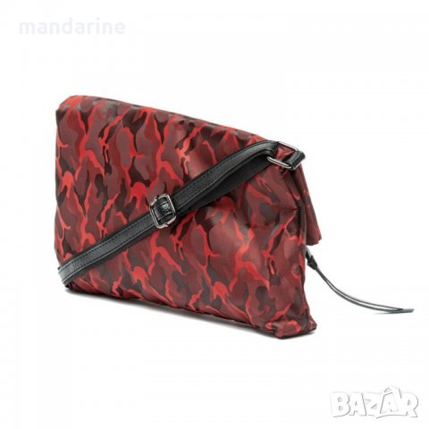 ПРОМО 🍊 PIERRE CARDIN 🍊 Оригинална чанта за през рамо в тъмно червено 30х23х2 см нова с етикети, снимка 5 - Чанти - 28394937