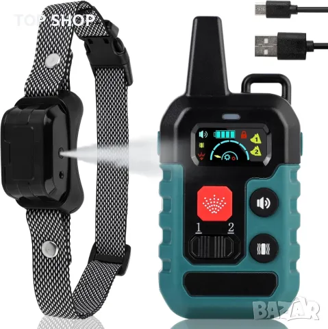 No Shock Safe Нашийник против лай за обучение на кучета с дистанционно управление 300 м обхват