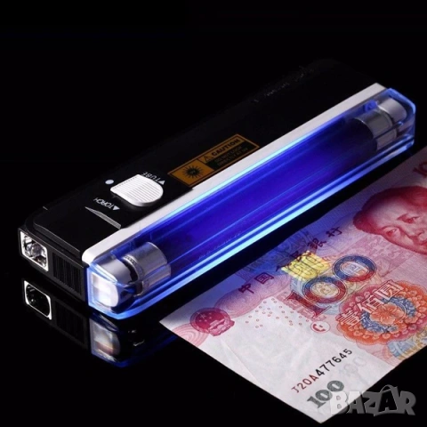 UV детектор за фалшиви банкноти / Портативен детектор за фалшиви пари, снимка 2 - Друга електроника - 53110082