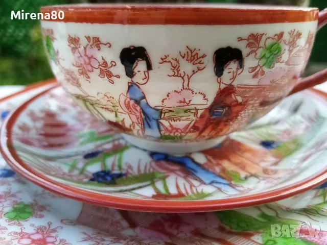 Японски троен сет за чай, снимка 4 - Чаши - 47729250