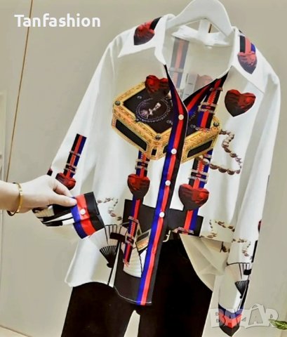 Дамска маркова риза D&G, снимка 5 - Ризи - 44013134