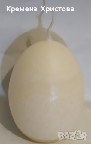 Свещ -яйчице, снимка 2 - Декорация за дома - 43970195