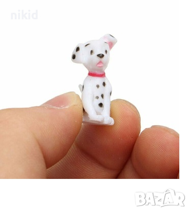 мини Далматинци далматинец куче малки кученца PVC 6 бр фигурки топери за игра украса торта играчки , снимка 5 - Фигурки - 19016009