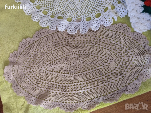 ръчно плетени на една кука , снимка 5 - Декорация за дома - 52176299