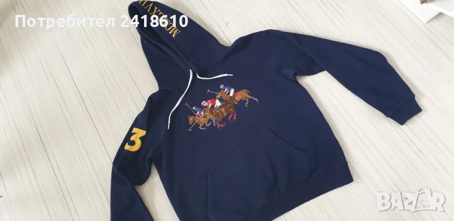 POLO Ralph Lauren Racing Horses Hoodie Womens Size L ОРИГИНАЛ! Дамски Суичър!, снимка 14 - Суичъри - 49796105