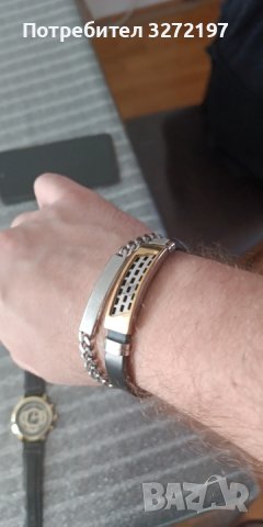 Hodinky Relogio Masculino, Луксозен мъжки кварцов часовник в комплект с гривна , снимка 9 - Мъжки - 40564586