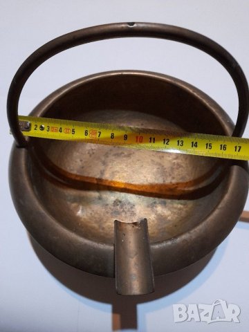 Стар бронзов пепелник , снимка 7 - Антикварни и старинни предмети - 35116596