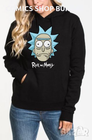 Суичър унисекс без цип RICK and MORTY, снимка 15 - Суичъри - 34690748