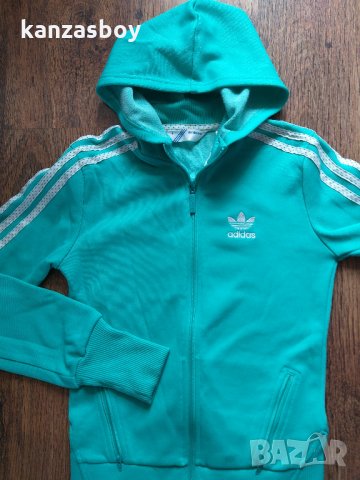 Adidas Essential 3-Stripes - страхотно дамско горнище КАТО НОВО, снимка 3 - Спортни екипи - 33280724