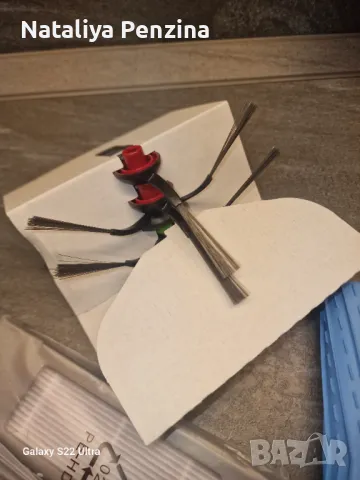 Комплект филтър и четка, съвместим с роботизирана прахосмукачка Ecovacs Deebot T9 AIVI, D-KT00-2103, снимка 4 - Други - 48622216