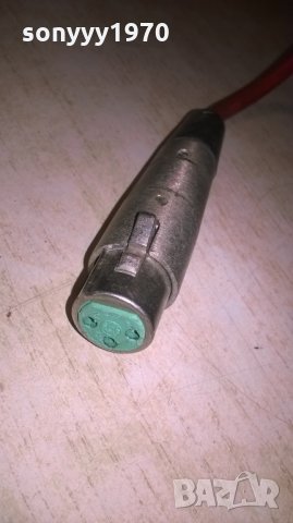 профи кабел с букса 3-ка и чинч-червен 1.5м, снимка 9 - Други - 27569952