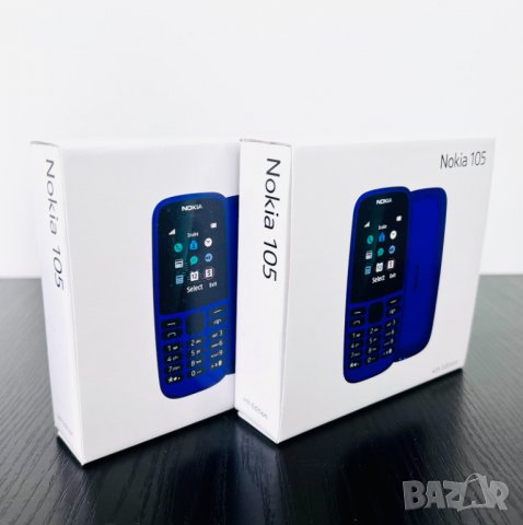 НОВ! Nokia 105 4th Edition Black 2г. Гаранция!